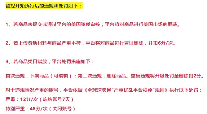 速卖通开放部分类目美国资质提交入口