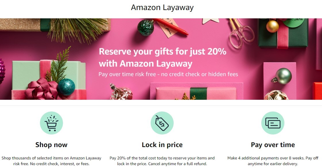 亚马逊推出免息分期付款方式Amazon Layaway 电商报